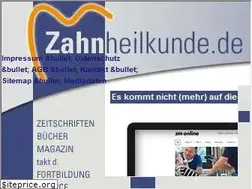 Sites similar to zahnheilkunde.de