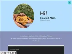 Sites similar to zaidafzal.com