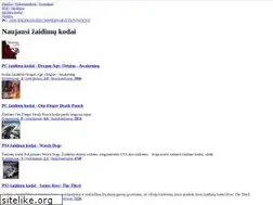 Sites similar to zaidimukodai.lt