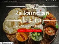 Sites similar to zaikaindianbistro.com