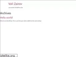 Sites similar to zairov.com