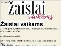 Sites similar to zaislaivaikams.lt