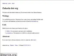 Sites similar to zakaria.org