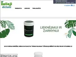 Sites similar to zaliojidezute.lt