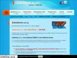 Sites similar to zalozenie-sro.biz