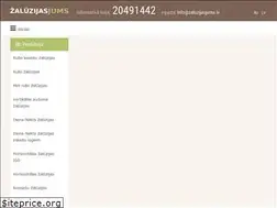 Sites similar to zaluzijasjums.lv