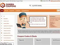 Sites similar to zambiacoupons.net