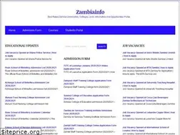 Sites similar to zambiainfo.com