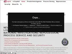 Sites similar to zaneinvestigations.com
