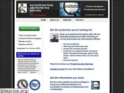 Sites similar to zapinvestigations.com