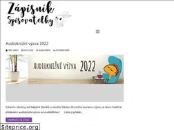 Sites similar to zapisnik-spisovatelky.cz