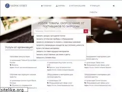 Sites similar to zaprosotvet.ru