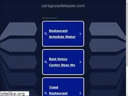 Sites similar to zaragozadetapas.com