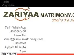 Sites similar to zariyaamatrimony.com