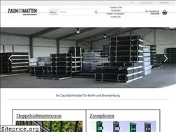 Sites similar to zaun-matten.de