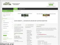 Sites similar to zaun-rabatt.de