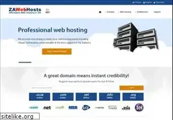 Sites similar to zawebhosting.co.za