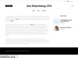 Sites similar to zaxrosenberg.com