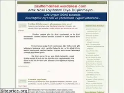 Sites similar to zayiflamasitesi.wordpress.com
