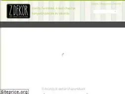 Sites similar to zdekor.hu