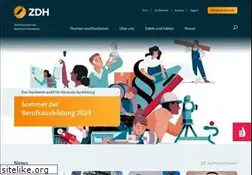 Sites similar to zdh.de