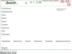 Sites similar to zdorovie58.ru