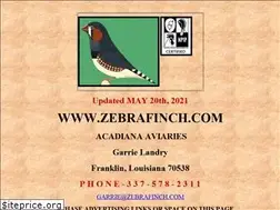 Sites similar to zebrafinch.com