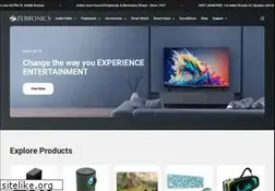 Sites similar to zebronics.com