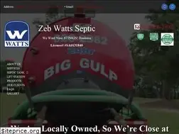 Sites similar to zebwattsseptic.com