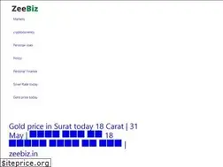 Sites similar to zeebiz.in