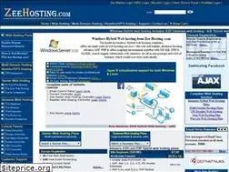 Sites similar to zeehosting.com