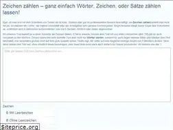 Sites similar to zeichen-zaehlen.net