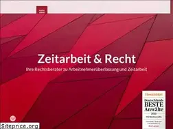Sites similar to zeitarbeit-und-recht.de