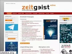 Sites similar to zeitgeist-online.de