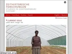 Sites similar to zeithistorische-forschungen.de