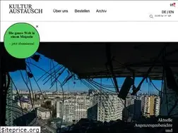 Sites similar to zeitschrift-kulturaustausch.de