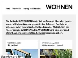 Sites similar to zeitschrift-wohnen.ch