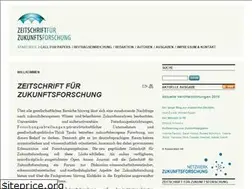 Sites similar to zeitschrift-zukunftsforschung.de