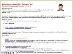 Sites similar to zeitschriftabos.com