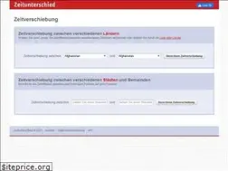 Sites similar to zeitunterschied.com