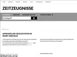 Sites similar to zeitzeugnisse.ch