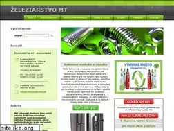 Sites similar to zeleziarstvomt.sk