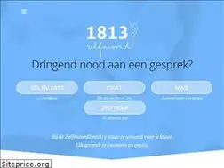 Sites similar to zelfmoordlijn1813.be