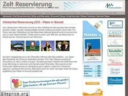 Sites similar to zeltreservierung.de