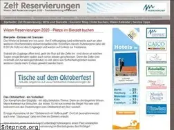 Sites similar to zeltreservierungen.de