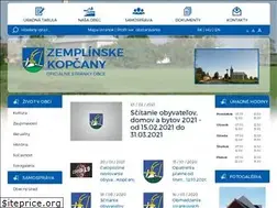 Sites similar to zemplinskekopcany.sk