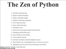 Sites similar to zen-of-python.info