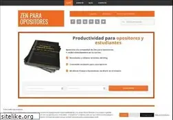 Sites similar to zenparaopositores.com