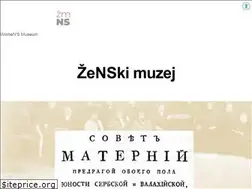 Sites similar to zenskimuzejns.org.rs