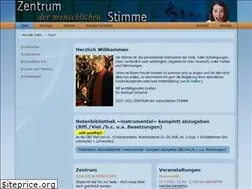Sites similar to zentrum-stimme.de